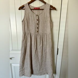 Pyne & Smith No. 24 Linen Dress, Size XS